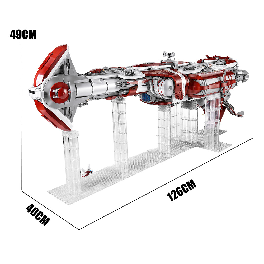 Mould King 21002 Old Republic Cruiser 8338 PCS Large Model Building Block Sets Star Series Assemble Bricks Toys For Kids