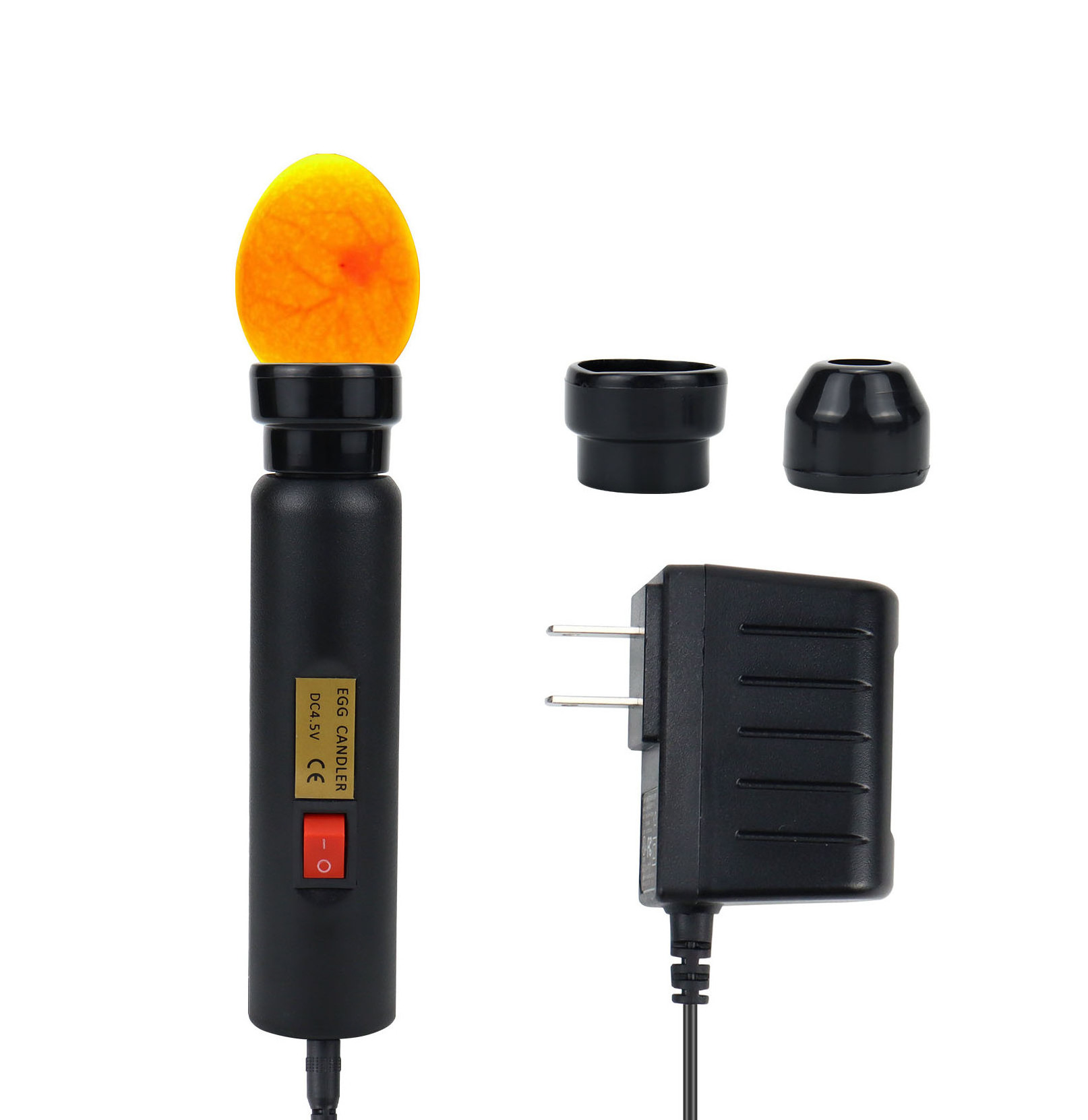 Janoel Egg Candler for Monitoring Eggs Development, Bright Cool LED Light Egg Tester for Chicken Ducks Birds Goose