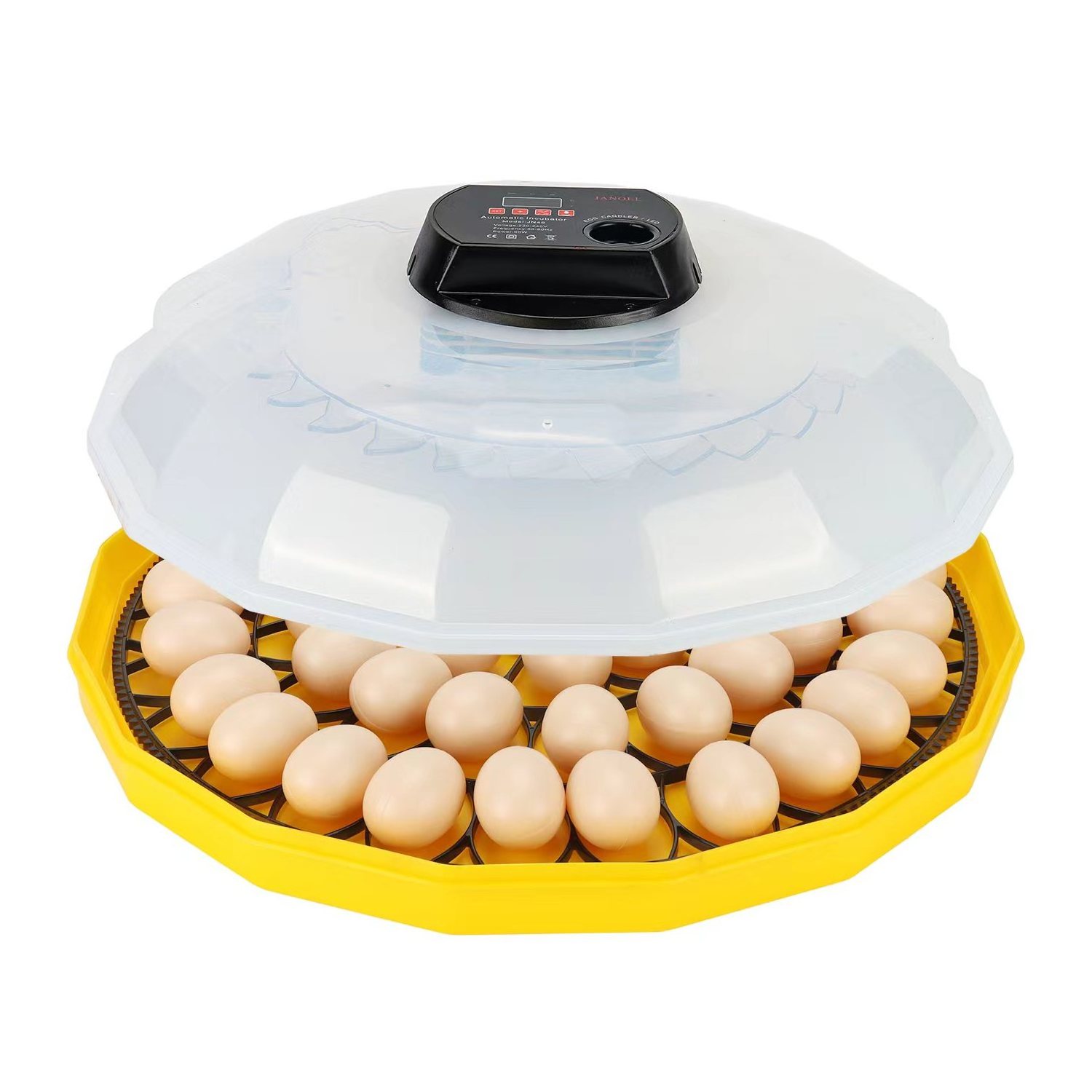 Janoel automatic 48 egg incubator hatching machine yellow incubator