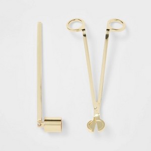 Luxury  Gold Candle Snuffer And Trimmer Wick Care Kit Set  1 Candle Wick trimmer dipper candle snuffer