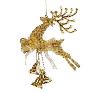 New arrival Modern art iron Deer shaped ornament for home lawn decoration handmade customized items for christmas