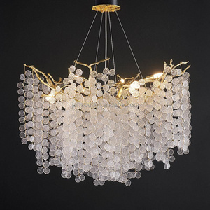 Luxury Chandeliers Pendant Lights K9 Crystal Decorative Living Room Restaurant Dinning Room Villa Hotel Light Fixture