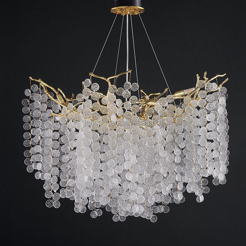 Luxury Chandeliers Pendant Lights K9 Crystal Decorative Living Room Restaurant Dinning Room Villa Hotel Light Fixture