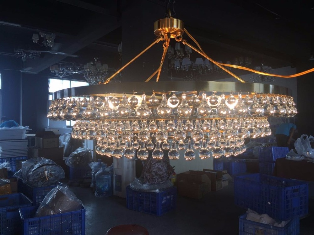 Modern chandelier luxury crystal pendant light hanging light