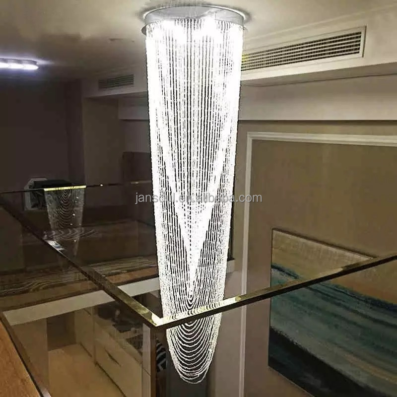 Top quality modern crystal ceiling light rectangular crystal chandelier for foyer dining roomlight