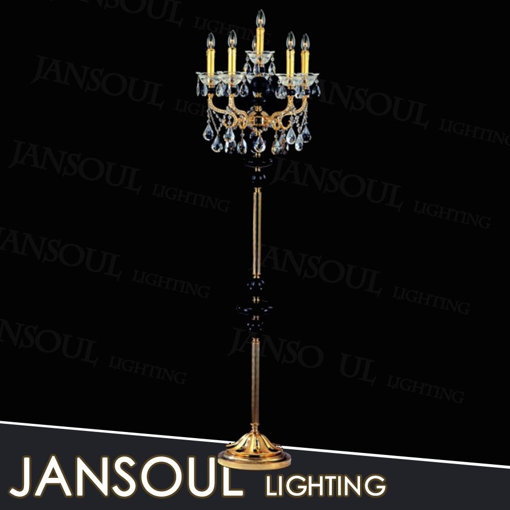 crystal candelabra chandelier floor lamp classic crystal floor standing lamps europea style handmade floor from china supplier