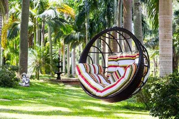 High Quality Swing Chair Garden 3 Seater Roof Outdoor Metal Patio Swings Bed