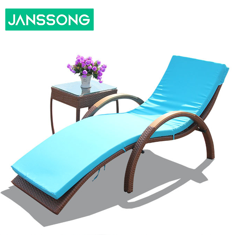 All Weather Outdoor Furniture Tanning Ledge In-pool Chaise Lounge Chair Outdoor Ledge Sun Lounger Swimming Pool Modern Teak