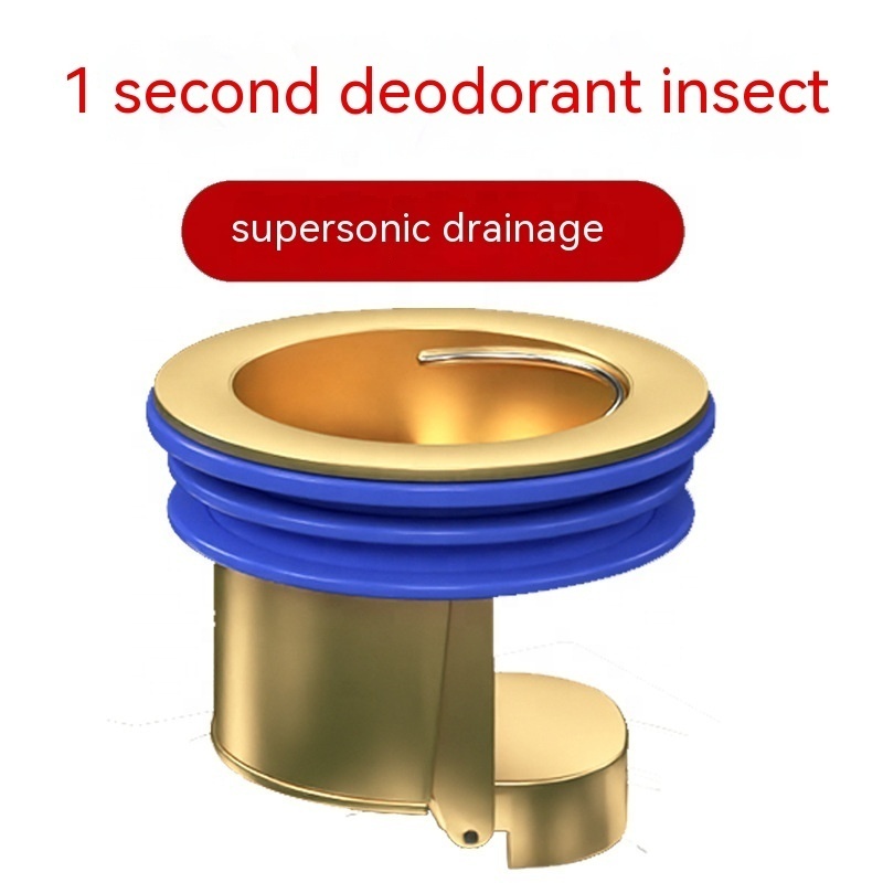 Toilet floor drain insect proof odor proof and anti odor sealing cover all copper gravity core universal for drainage pipes