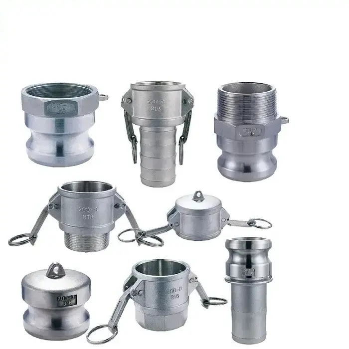 Hot sale quality and low price all type stainless steel camlock quick coupling fittings locking camlock fittings