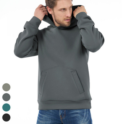 Wholesale Mens Hoodies Heavyweight Loose Long Sleeve Casual Pullover High Quality Sweatshirt Custom Blank Hoodie Men Hoodies