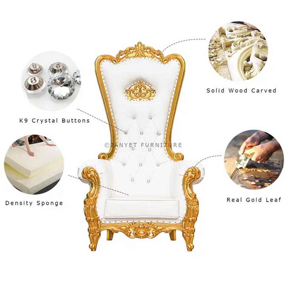 Fashion Decorating Used throne chair wedding for sale