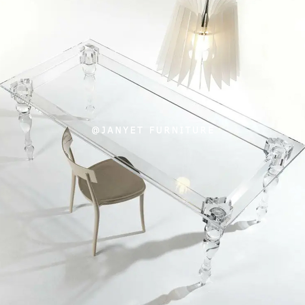 Wholesale Exclusive Wedding Clear Acrylic Sweetheart Transparent Table for Event