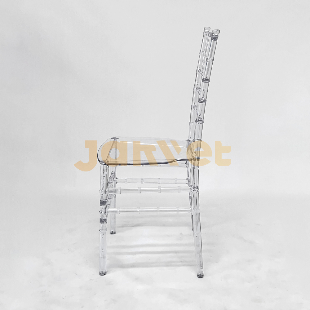 Wholesale Wedding Event Stackable Acrylic Ghost Silla Clear Chavari Chairs