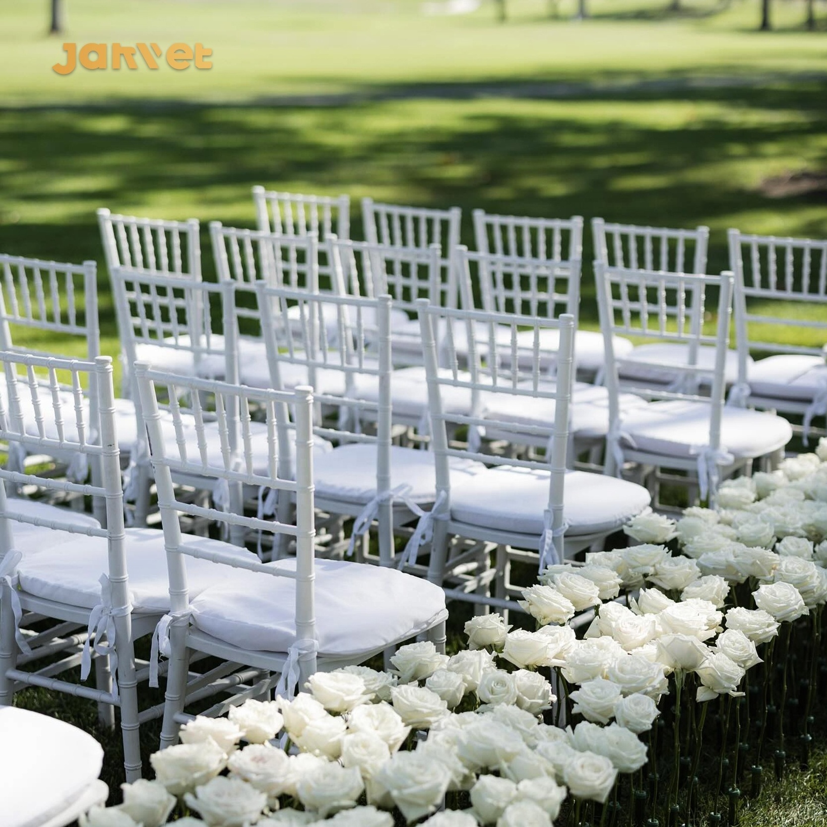 Cheap Classic Events Sillas Tifany Wood White Chiavari Chair for Weddings Rentals