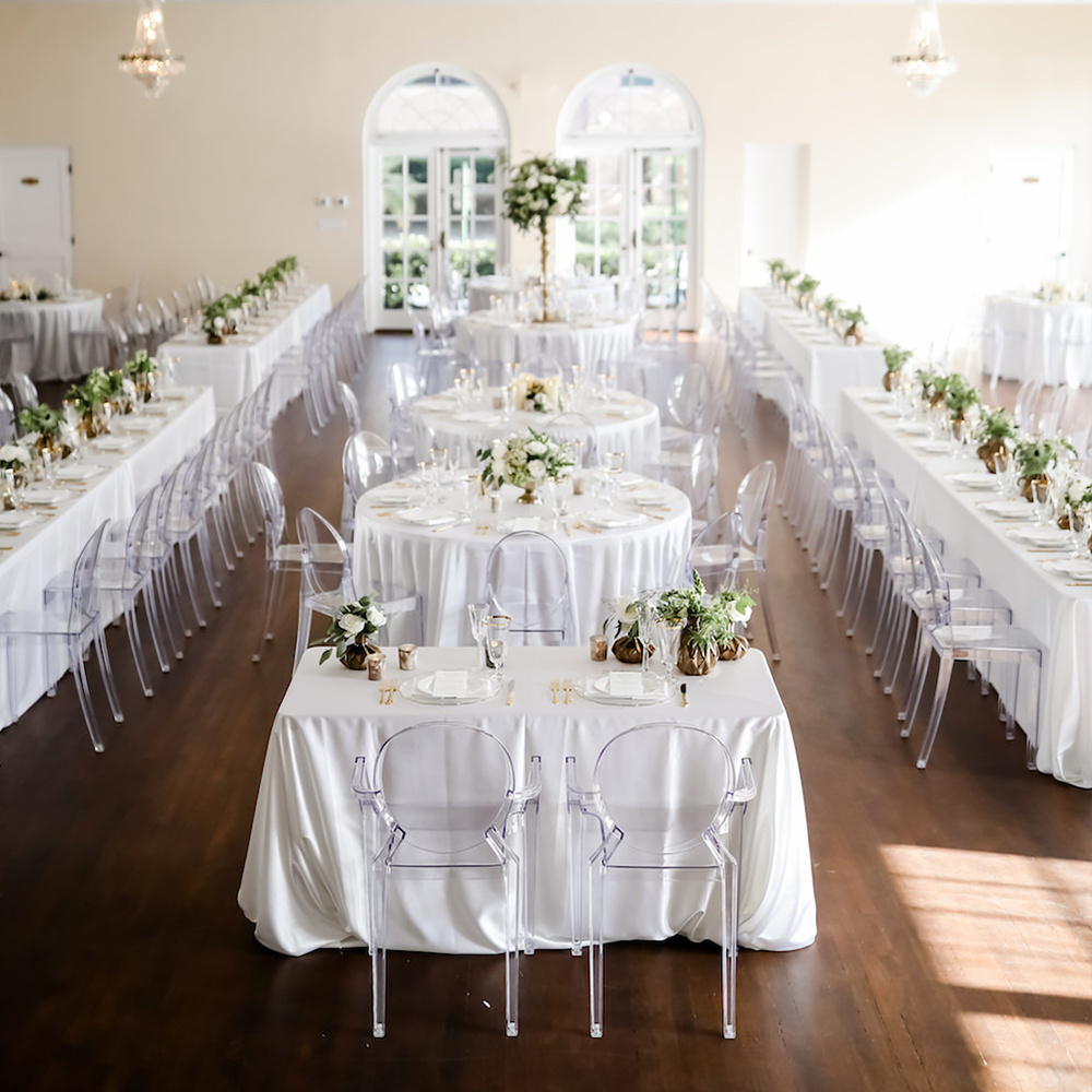 Wholesale Clear Acrylic Stack Wedding Event Dining Ghost Chair