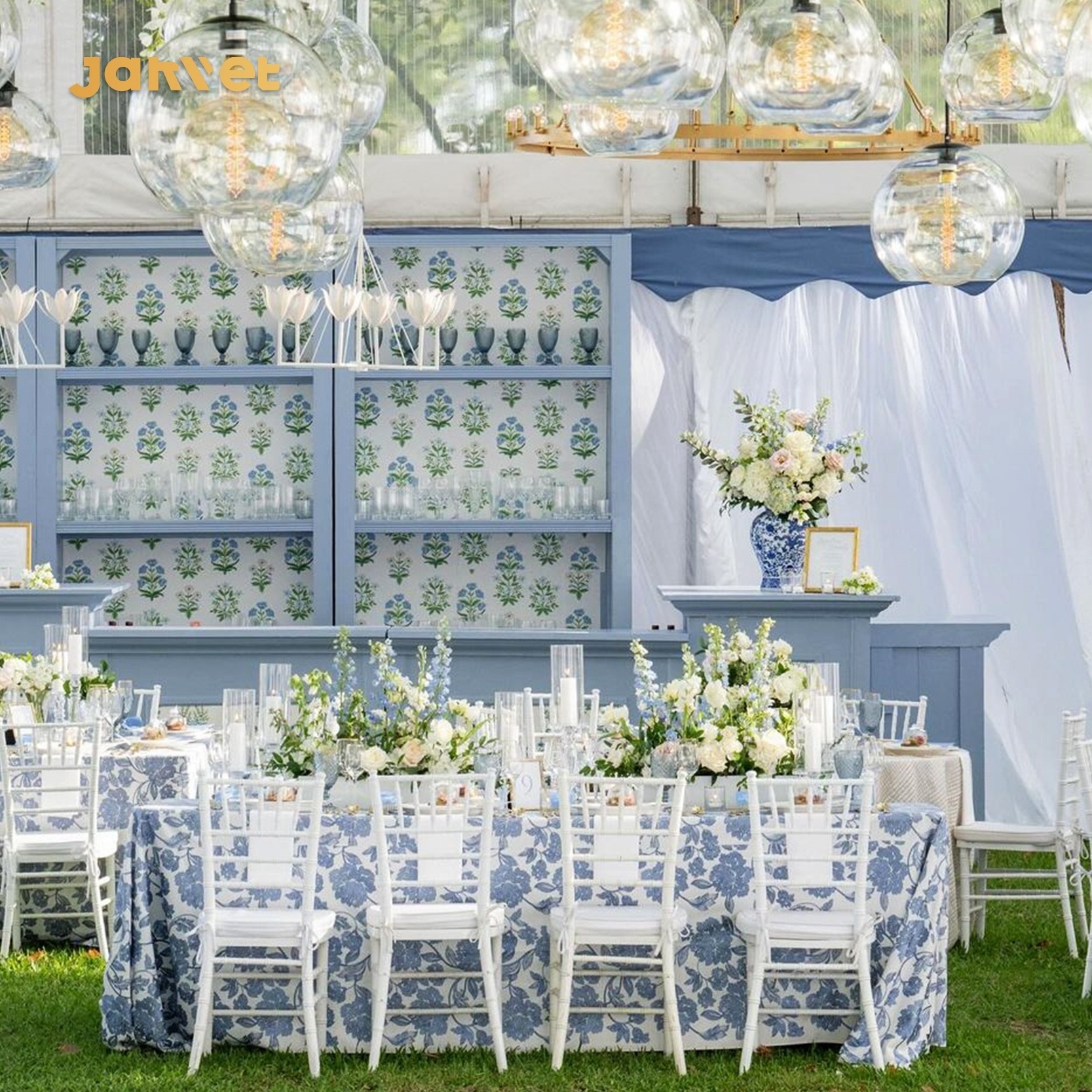 Cheap Classic Events Sillas Tifany Wood White Chiavari Chair for Weddings Rentals