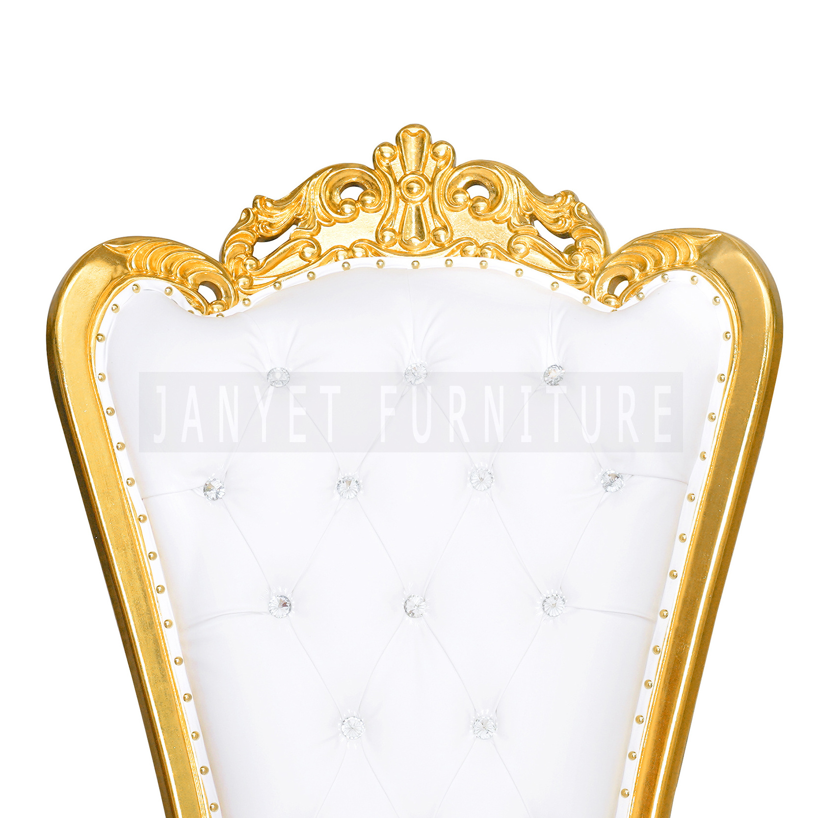 Cheap Wedding Gold Royal King Throne Chair For Queen Wholesale