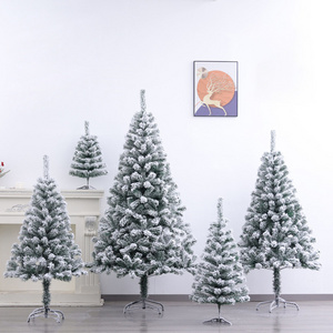 Wholesale 45CM 4M Giant Outdoor&Indoor Artificial Flocked Christmas Tree for Christmas Decorations