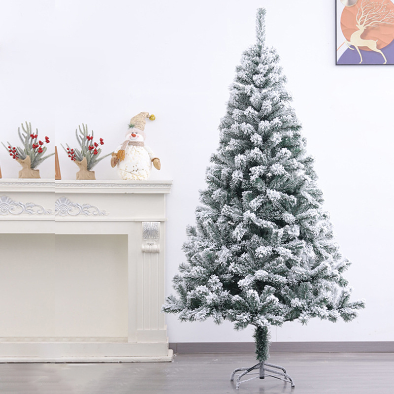 Wholesale 45CM 4M Giant Outdoor&Indoor Artificial Flocked Christmas Tree for Christmas Decorations