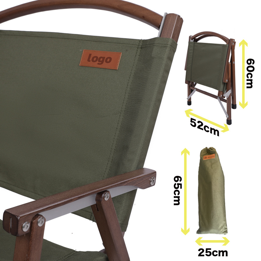 Folding Camping wood Chair of Outdoor  Picnic Yard Living Room