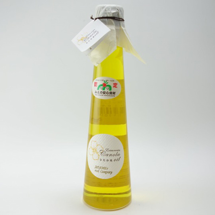 Japan small mouth screw cap sealing edible sesame oil glass bottle for kitchen