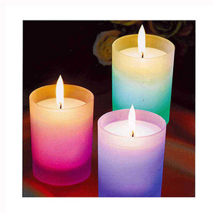 Wholesale Japanese colored mini private label scented candles