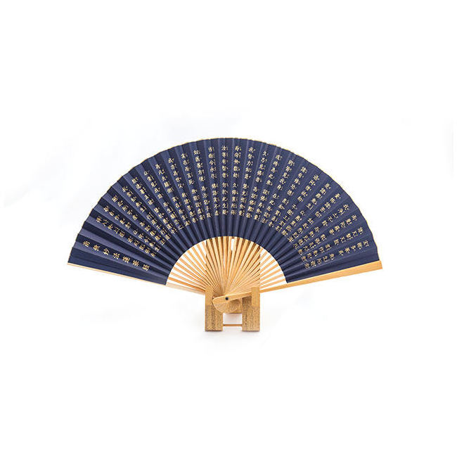 Kyoto wholesale decorative item bamboo hand custom printed folding fan