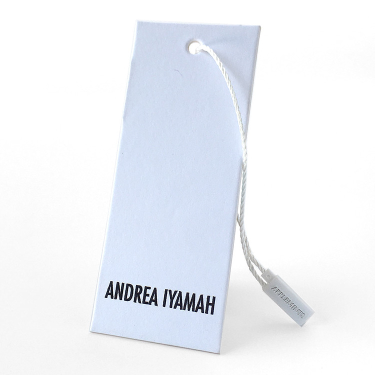 Environmental Specialty  Paper White Embossed Creative Twine Ticket Hang Swing Tag For Women's Costume