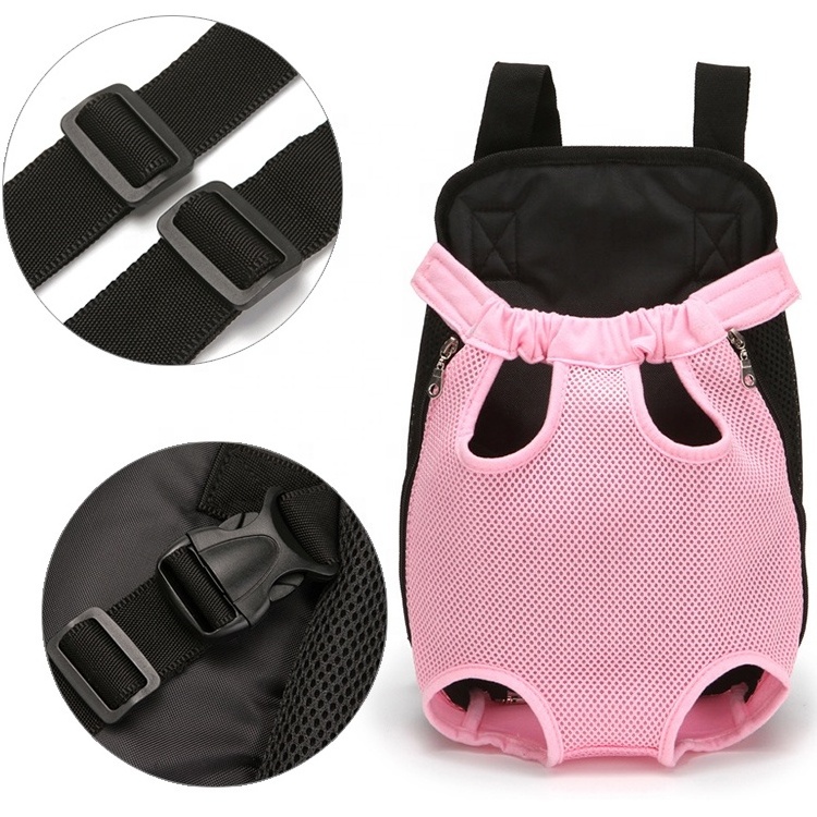 Adjustable Breathable ventilation Pet Front Legs Out Easy fit For Hiking Camping Puppies Travel Pet Dog Carrier Backpack