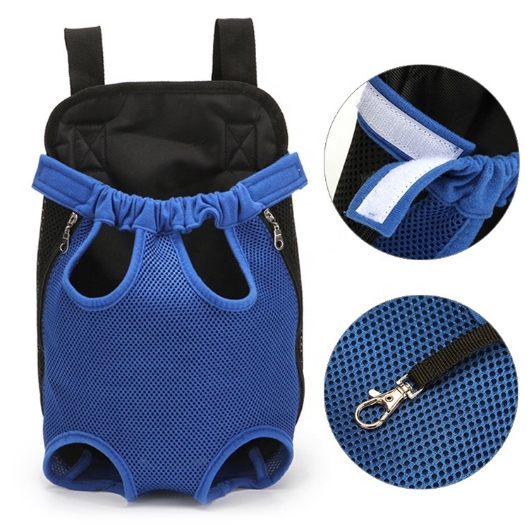 Adjustable Breathable ventilation Pet Front Legs Out Easy fit For Hiking Camping Puppies Travel Pet Dog Carrier Backpack