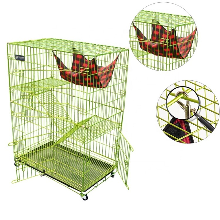 Stainless Steel Breathable Xl Metal Kennels Carriers Houses Crate Cage Cover Display Small Collapsible Animal Pet Dog Cage