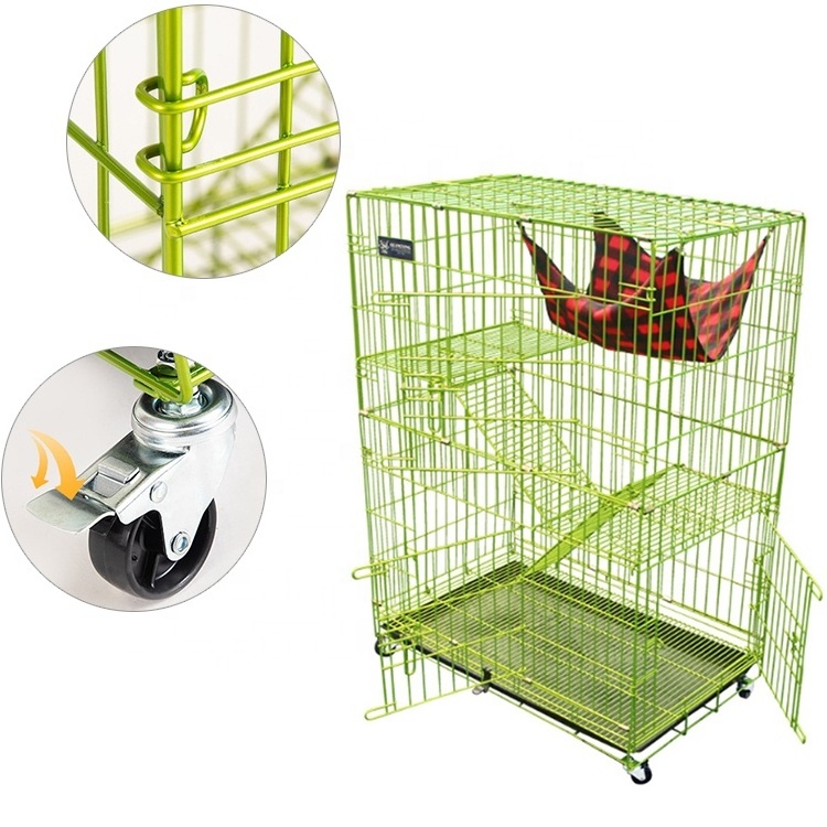 Stainless Steel Breathable Xl Metal Kennels Carriers Houses Crate Cage Cover Display Small Collapsible Animal Pet Dog Cage