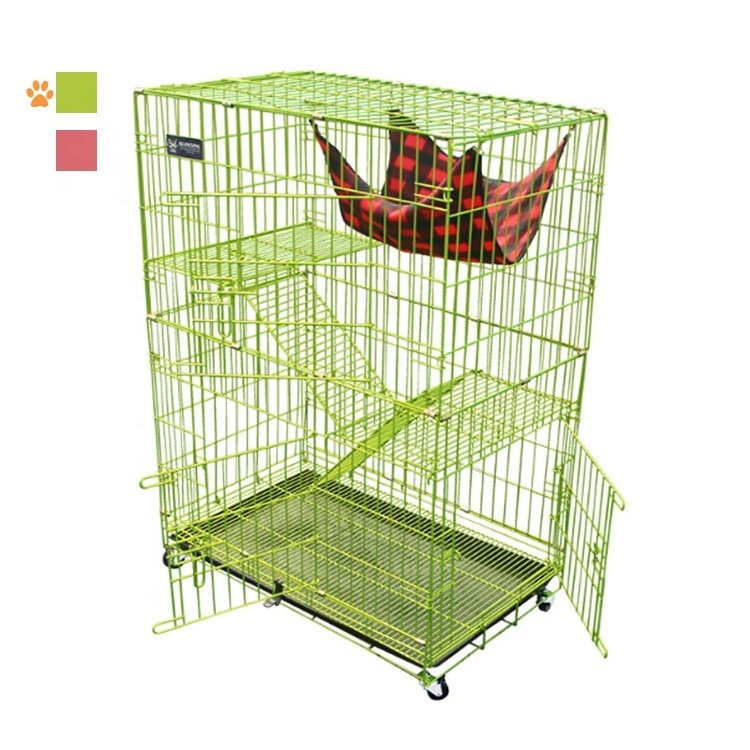 Stainless Steel Breathable Xl Metal Kennels Carriers Houses Crate Cage Cover Display Small Collapsible Animal Pet Dog Cage