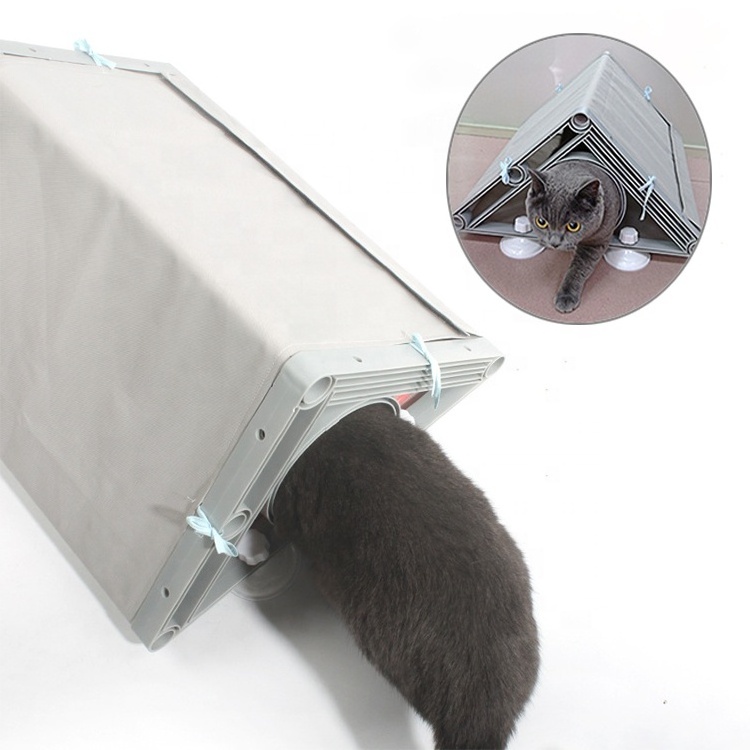 Hanging Removable Balcony Window Cat Hammock Scratcher With Suction Cup Cat Tunnel