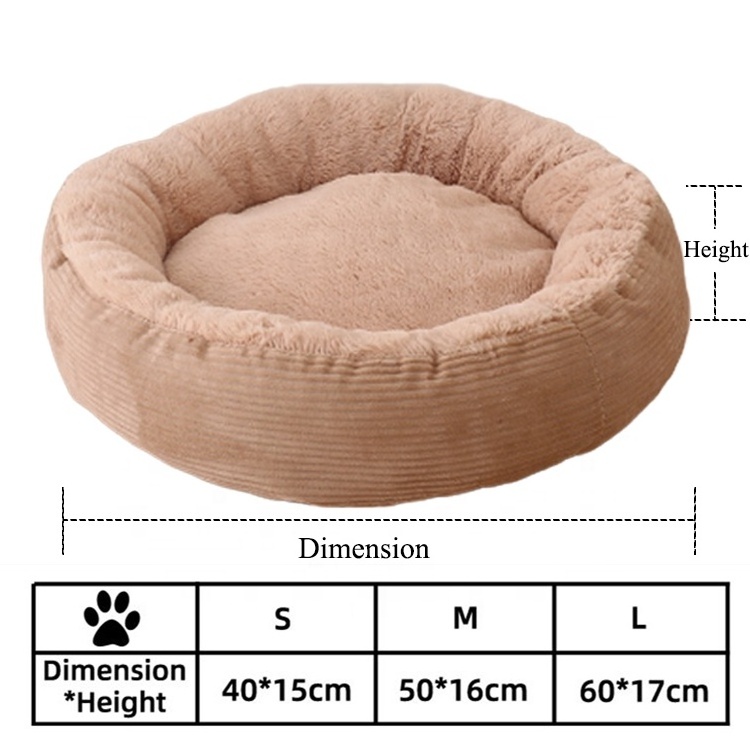 Manufacturers Furniture Modern Small Pink Plush Pets Easy Clean Puppy Orthopedic Dog Bed