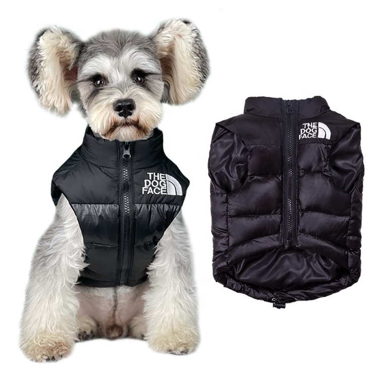 Winter New Design Fashion Luxury Branded The Dog Face Coat Hoodie Dog Vest Clothes For Puppy