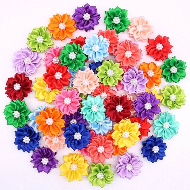 Flower Vision Headwear Dog Hair Bows Hairpin Accessories