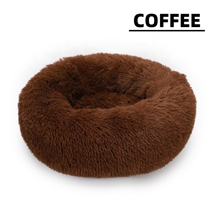 Wholesale Luxury Cozy Winter Cute Fluffy And House Modern Novelty Plush Pet Felt Cat Bed