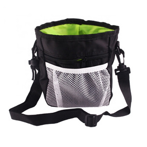 Outdoor Adjustable Treat Fanny Pack Pet Training Dog Walking Crossbody Bag With Dog Poop Bag Holder