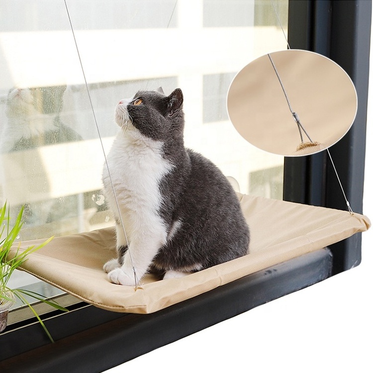 Wholesale Comfortable Oxford Fabric Hanging Pet Window Bed Removable Cat Macrame Hammock