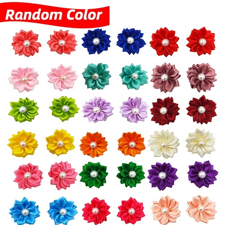 Flower Vision Headwear Dog Hair Bows Hairpin Accessories