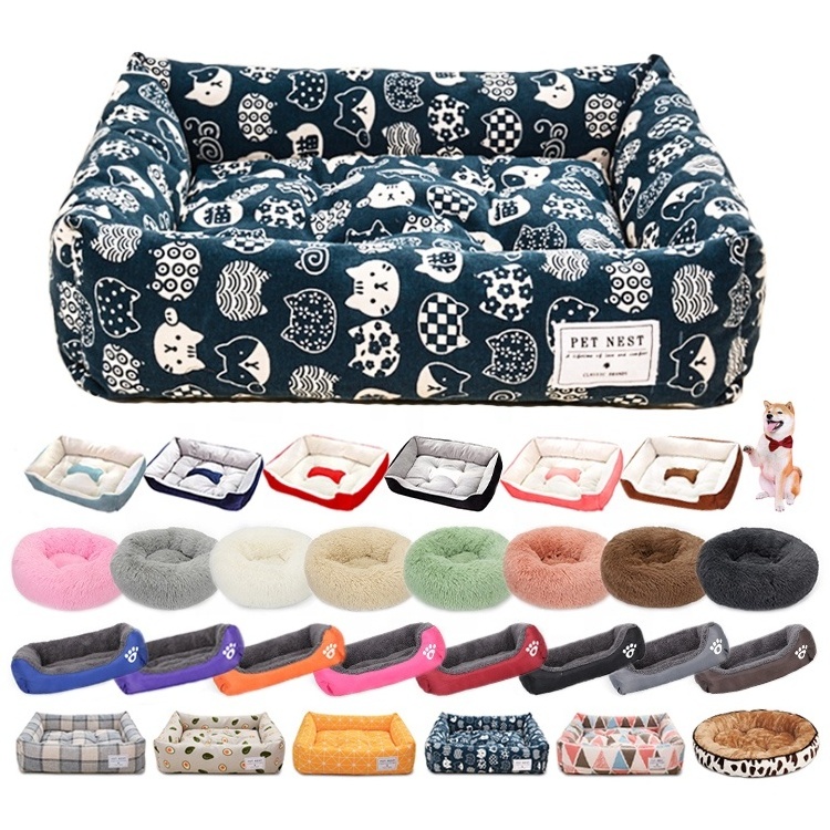 Best Selling 2020 Pet Pillow portable Orthopedic Sofa memory foam orthopedic dog bed with blanket