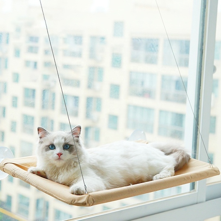 Wholesale Comfortable Oxford Fabric Hanging Pet Window Bed Removable Cat Macrame Hammock