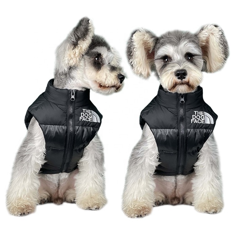 Winter New Design Fashion Luxury Branded The Dog Face Coat Hoodie Dog Vest Clothes For Puppy