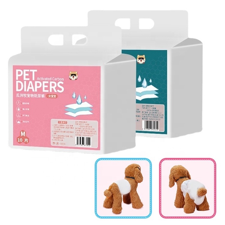 Manufacturer Quick Absorb Training Puppy Urine Bowel Pet Dog Diapers Female