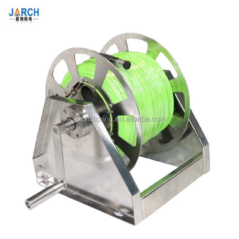 Heavy duty spring stainless steel rewind hose reel stainless steel hose reels high pressure manual cable reel steel