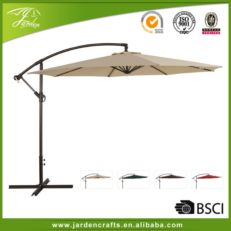 Luxury Custom Beach Banana Cantilever Hanging Garden Parasol Outdoor Patio Umbrella