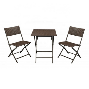 All Weather Outdoor Wicker Rattan Furniture Garden Dining Set Patio Table And Chair Outdoor Furniture Garden Table Set