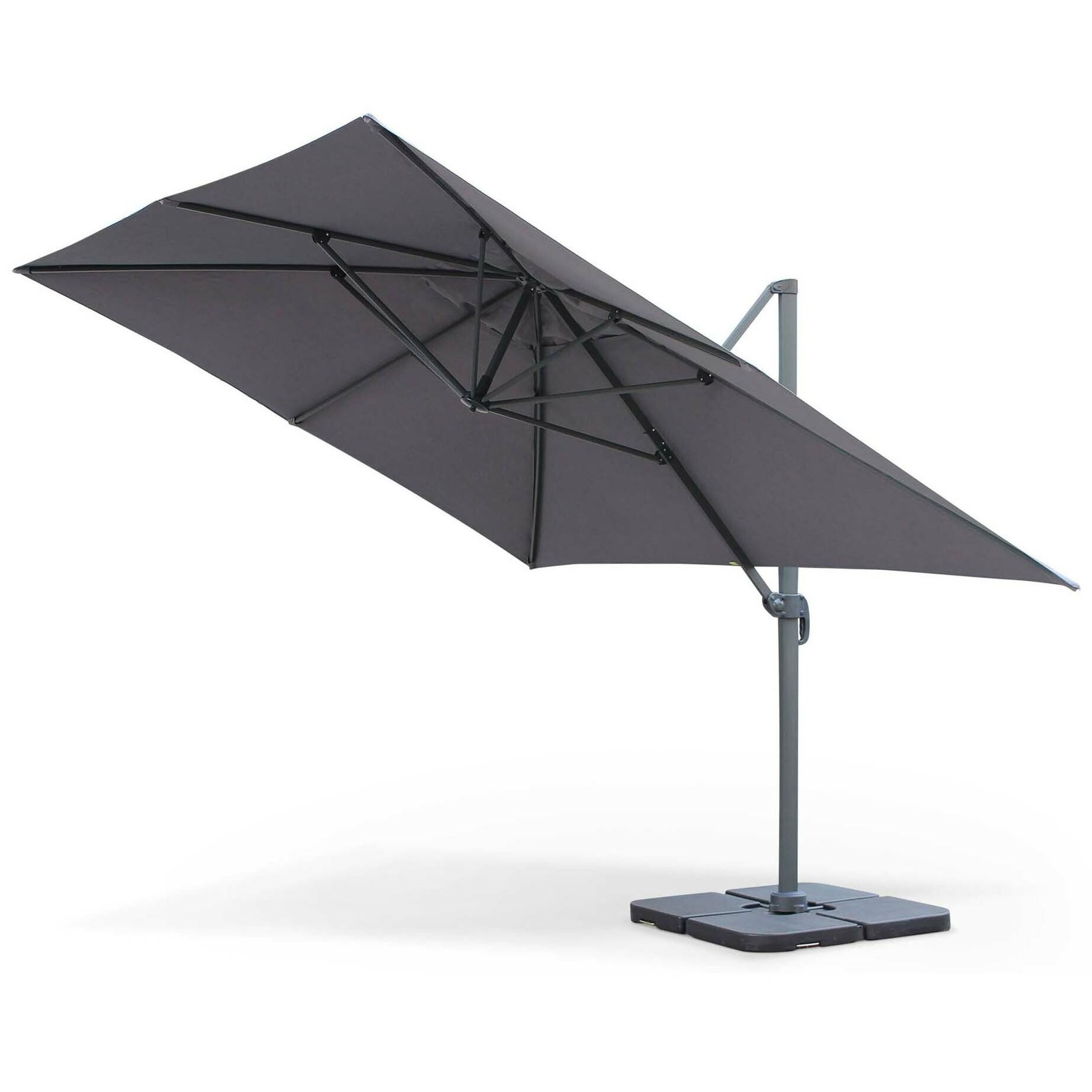 3x4m large outdoor patio aluminum parasol de jardin